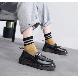 Original Dr.Martens ADRIAN Unisex Genuine Leather Slip On Tassel Loafers Handmade Casual Boat Shoes Plus Size 35-46 (4)