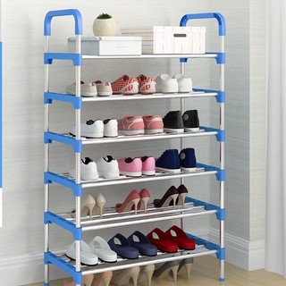 Layer shoe rack Tier Colored stainless steel Stackable Shoes Organizer Storage Stand