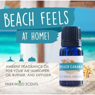 Essential Oil Fragrance Beach Cabana Scent Diffuser Humidifier Burner Aroma Parkwood Scents