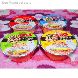 ✠Ciao Inaba Gravy Tuna 80g, Gravy Chicken 70g, Pudding 65g, Soft Jelly 65g Wet Cat Food x 1 Cup (1)