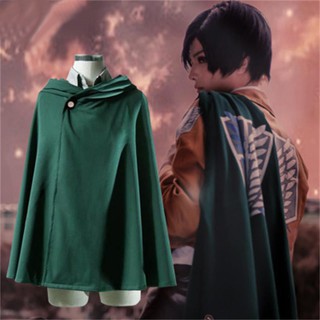 Anime Attack on Titan Cosplay Cloak Dust Coat Cape Costumes