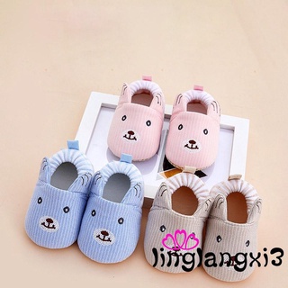 ❀YY❀Infant Baby First Walking Slippers, Cute Cartoon Animal Print Soft Sole Anti-Slip Crib Shoes
