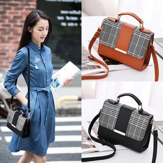 Fashion Women‘s Handbag Shoulder 100% Leather Patchwork Ladies Bag Sling For Women Korean Style