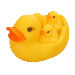 ▲BABA Rubber Race Squeaky Duck Classic Baby Bath Fun Toys