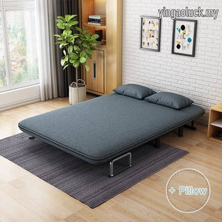 Multi-function Folding Sofa Bed/ Foldable Bed Living Room Fabric Washable Double Single Dual-use Fol