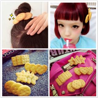 Ins Japanese Cute Imitation Biscuit Hairpin BB Clip