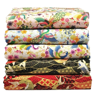 100% cotton charm bronzing fabric DIY sewing patchwork home textile fabric