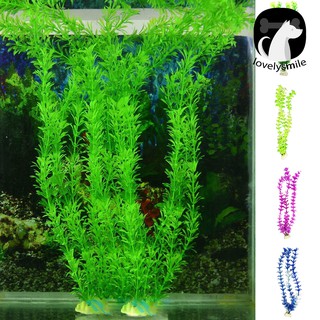 L~❄ Artificial Water Grass Fish Tank Landscaping Aquatic Plant Aquarium Weed