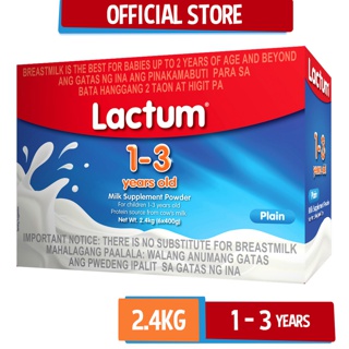 Lactum Milk Supplement Powder for 1-3 Years Old 2.4kg (1)