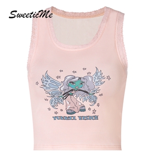 SweeticMe Women's 2021 New Umbilical Fashion Casual Round Neck Sleeveless Vest (1)