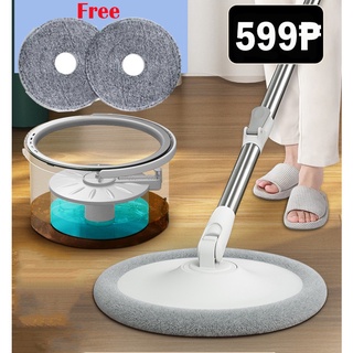 Magic Spin Mop Tornado Falt Rotating Mop Cleaning Household Wet Floor Mop With Spinner and Bucket