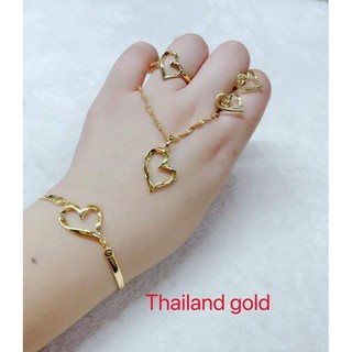 Thailand Gold 4in1 Jewelry Set Free Gift Box (1)
