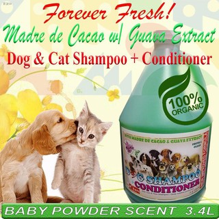Popular pera♚1 gallon Madre de cacao dog & cat shampoo/Conditioner with free soap