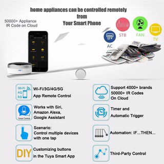 imported from Japan☃CUSAM Universal IR Smart Remote Control WiFi + Infrared Home Control Hub Tuya A (6)