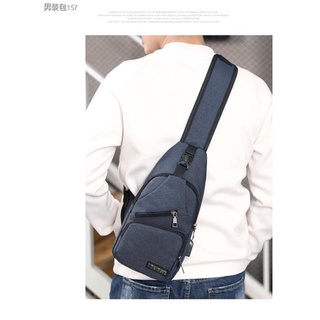 ☽✿SHIWN Men's SlingBag Chest Bag