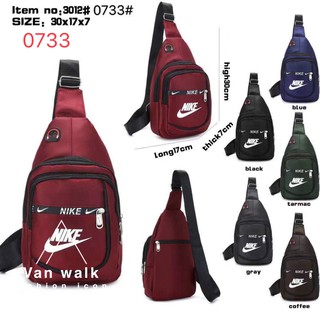 VAN WALK actual picture Chest bag new Korean version of the tide fashion wild diagonal package summe