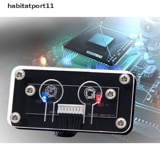 【habi】 Desktop Computer Switch External Power Switch Power Button+Restart Button .