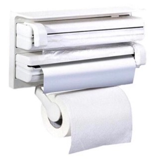 KM✔ 3 in 1 Kitchen Triple Paper Dispenser/ Foil/ Cling Wrap (COD)