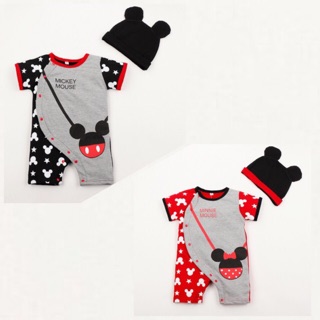 Baby Mickey Minnie Mouse Set with Hat OOTD Costume