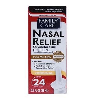 FAMILY CARE NASAL Spray Relief Nasal Decongestant
