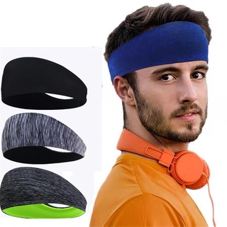 Sports & Outdoor Accessories✓Sport Sweatband Running Fitness Headband Elastic Yoga Absorbent Sweat