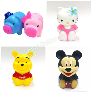 【 Ready Stock】Peppa Piggy Bank,Hello Kitty, Mickey Mouse, Winnie the Pooh Coinbank