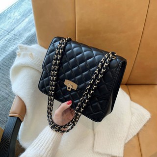 B033 [COD] Small Diamond Chain Bag,Korean Ladies Handbag Shoulder Bag,C&K Crossbody Small Square Bag