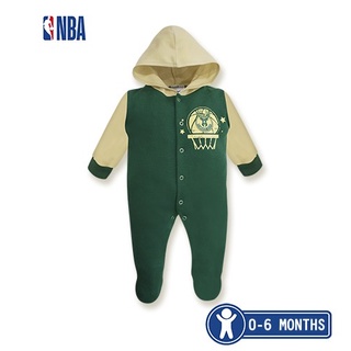 NBA Baby - Long Sleeve Sleeper with Hood (Little Champ - Bucks)
