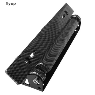 FLYUP Carbon Fiber Number Car Racing License Plate Frame Holder Universal Adjustable PH