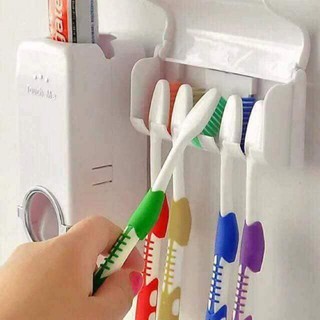 Toothpaste Dispenser With Toothbrush Holder *TOTOTO.PH