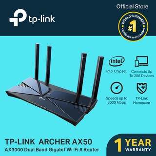 TP-Link ARCHER AX50 AX3000 Dual Band Gigabit Wi-Fi 6 Router | WiFi 6 | Gigabit Router | TP LINK
