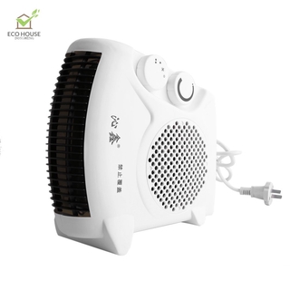 200-500W Portable Room Floor Upright Flat Electric Fan Heater Hot & Cold (6)