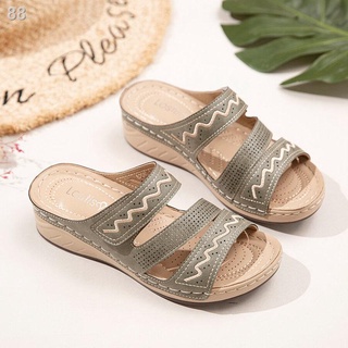 ㍿⊕Women Platform Sandal Comfy Peep Toe Casual Wedges Sandals
