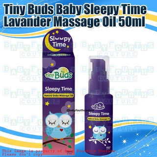 ✟COD Tiny Buds Natural Baby Sleepy Time Lavender Massage Oil 50ml