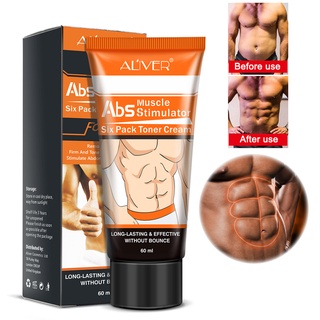 New Men ABS Muscle Stimulation Cream Anti Cellulite Muscle Strong Slimming Cream Six Pack Toner Crea