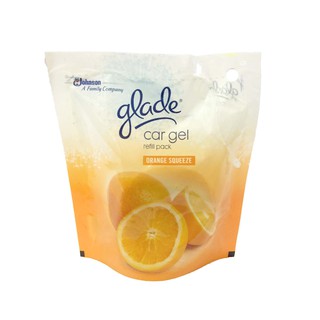 Glade Car Gel Refill Pack - Orange Squeeze - 60g