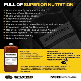 DOGPET FOOD☜Pets Probiotics + All Natural Essential Vitamins and Minerals (Mutant Lab THE SUPERIOR P (1)