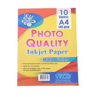 Elit Inkjet Photo Paper Matte A4 20 Sheets