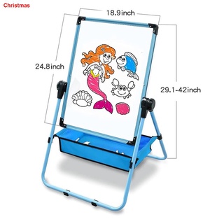 ✕Kids Art Easel Double Sided Whiteboard Chalkboard & Magnetic Dry Erase Board Sided StandParty Suppl