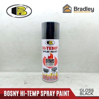 Bosny Hi Temp Acrylic Spray Paint 1200F(Black, Flat Black, Aluminum)In stock