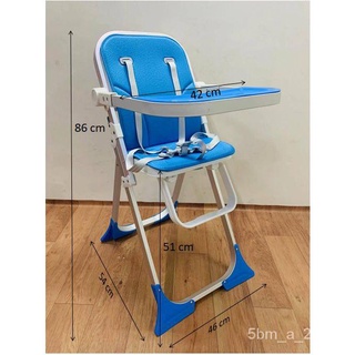 niceBaby Folding High Chair With Tray -Seat belt and Padded QLq6 (2)