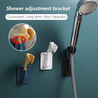 Rotatable Shower Head Holder,Wall Mounted Adhesive Shower Head Holder,Adjustable Handheld Shower Head Bracket Home