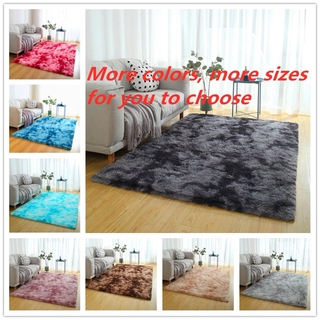 （COD）10 Colors Soft Art Rug Soft Fluffy Rug Bedroom Living room Mat Soft Fluffy Carpet /Super 40X60CM Plush Carpet Home Decor
