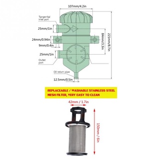 Car Auto Oil-Air Separator Oil Catch Can Stainless Filter with Stainless element for Crankcase Venti