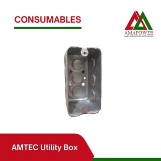 Amtec Metal Utility Box 2x4" Gauge#16 (1)