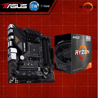 AMD Ryzen 7 5700G Processor with Asus TUF Gaming B550M-PLUS (WI-FI) Motherboard Bundle