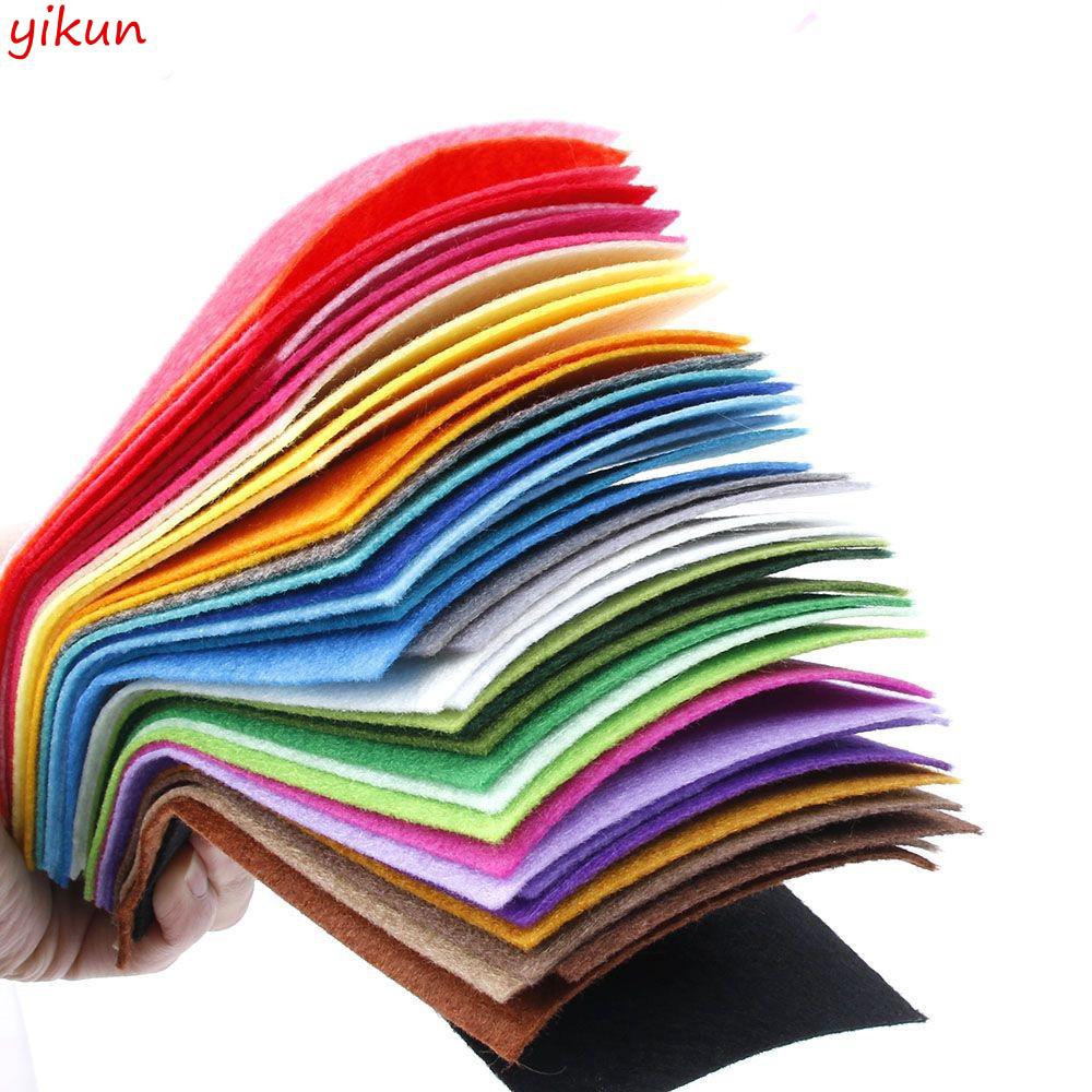 40 10x15cm Colors Felt Sheets DIY Craft Supplies Polyester Blend Fabric Non-woven Cloth (1)