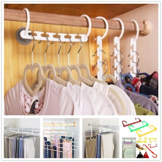 COD FAPH Space Saver Hanger Clothes Rack Clothing Hook Organizer (1)
