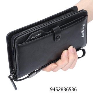 Baellerry Business Men Wallet Leisure High Capacity Hand Catch Package Phone Many Card Slot Wallet
