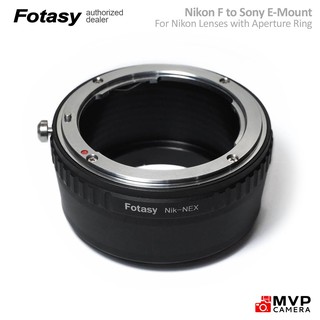 NIKON F to Sony Emount E-mount NEX FE Adapter FOTASY US Brand MVP CAMERA
